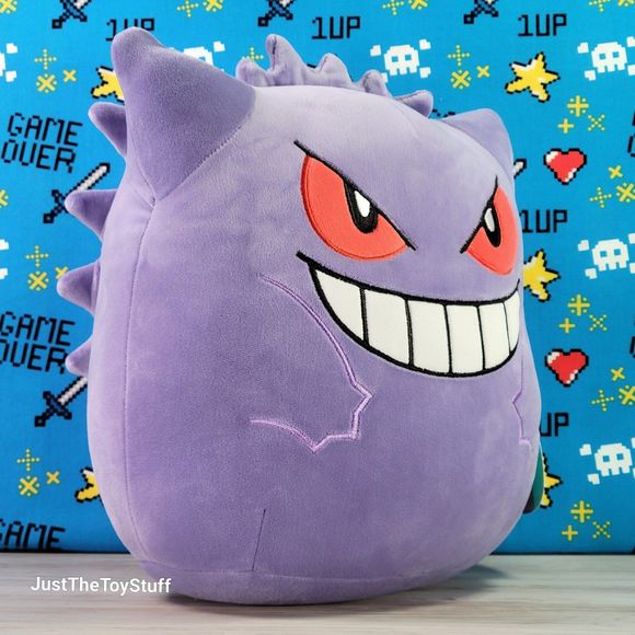 Squishmallow Pokemon Gengar 10" UltraSoft Stuffed Collectible Toy Plush NWT - Picture 2 of 10